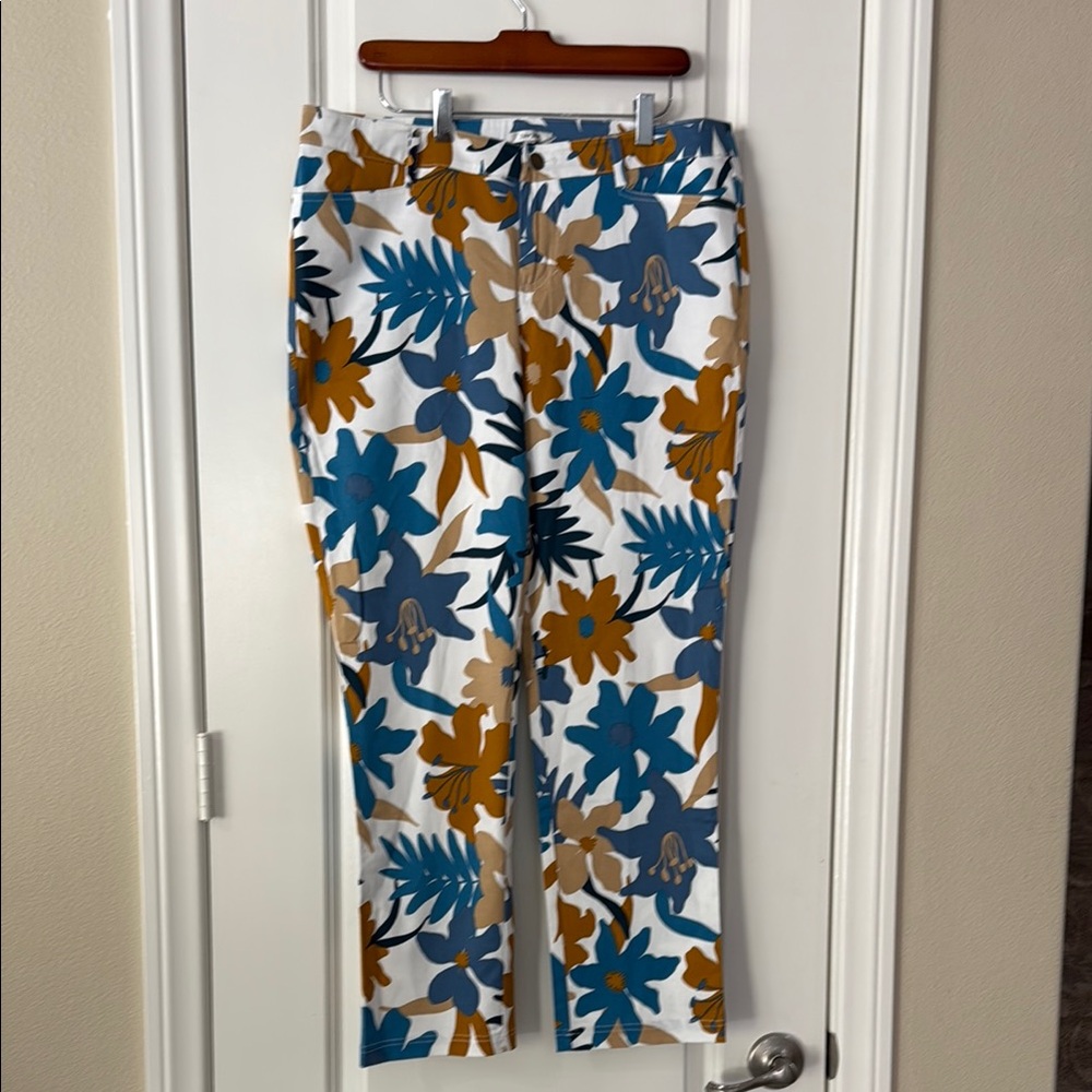 Tyler Boe Floral Print Pants NWOT